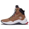 Timberland Madbury Side Zip Sneaker Boots 'brown Nubuck'