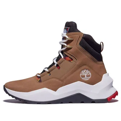 Timberland Madbury Side Zip Sneaker Boots 'brown Nubuck' In Multi
