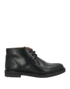 Timberland Man Ankle Boots Black Size 8.5 Leather In Black