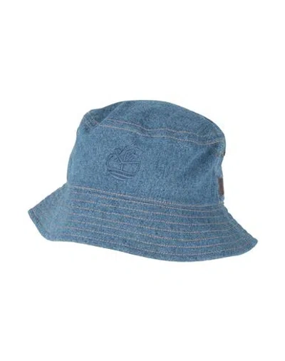 Timberland Man Hat Blue Size S/m Cotton