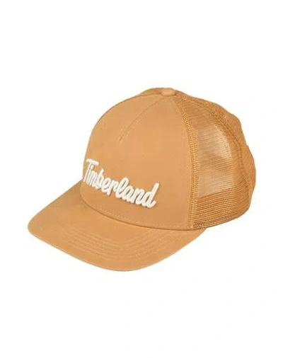 Timberland Man Hat Camel Size Onesize Cotton, Polyester