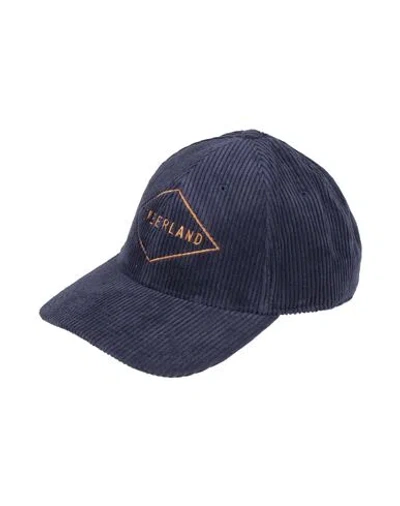 Timberland Man Hat Midnight Blue Size Onesize Cotton