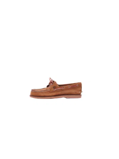 Timberland Man Moccasins Tb01001r 2141 Classic Boat Boat Shoe Brown