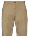 Timberland Man Shorts & Bermuda Shorts Camel Size 40 Cotton, Elastane In Beige