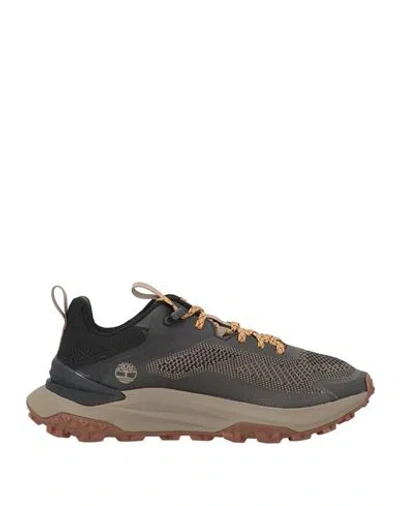 Timberland Man Sneakers Black Size 8.5 Textile Fibers