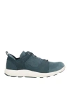 Timberland Man Sneakers Slate Blue Size 10 Leather In Blue