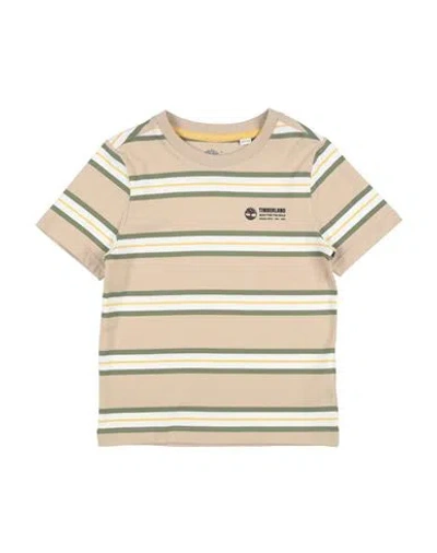 Timberland Babies'  Toddler Boy T-shirt Beige Size 6 Cotton, Elastane