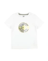 Timberland Man T-shirt White Size 8 Cotton, Elastane In White