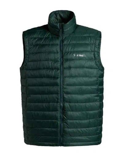 Timberland Man Vest Green Size Xxl Nylon