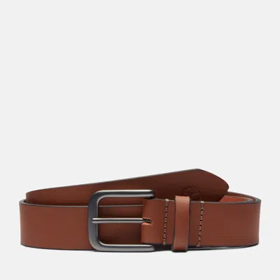 Timberland Men's 35mm Classic Jean Belt In Brown