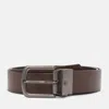 Timberland Men's 38 Mm Tree Logo Keeper Reversible Belt In Brown