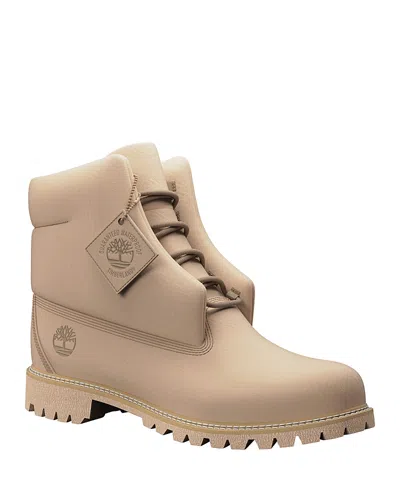 Timberland Men's 6 Boots In Light Beige Full Grain