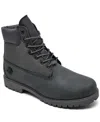 Timberland Men's 6 Inch Heritage Waterproof Boots From Finish Line In Gray