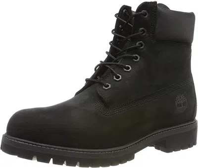 Pre-owned Timberland Men's 6 Inch Premium Waterproof Boot In Black Nubuck