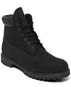 Timberland Men's 6 Inch Premium Waterproof Boots From Finish Line In Black