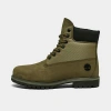 Timberland Men's 6 Inch Premium Waterproof Boots In Military Olive/black
