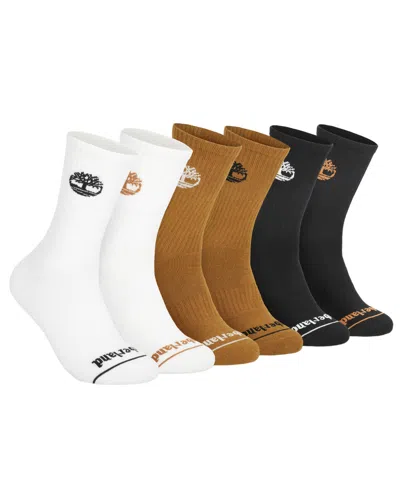 Timberland Men's 6-pack Millboro Crew Socks In Multi