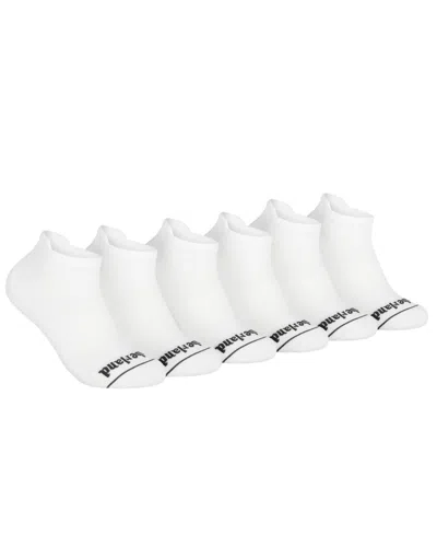 Timberland Men's 6-pack Millboro No Show Socks In White