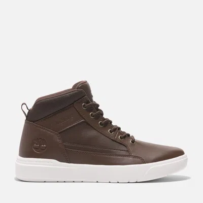 Timberland Men's Allston Mid Lace-up Sneaker In Brown