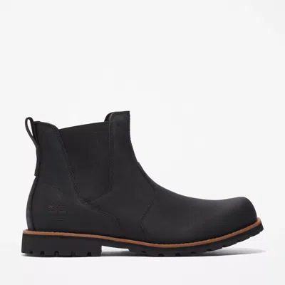 Timberland Men's Attleboro Mid Chelsea Boot In Black