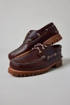 Timberland Boat Moccasin Authentic Lug Sole In Brown