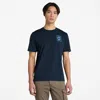 Timberland Men's Back Graphic Short-sleeve T-shirt In Blue