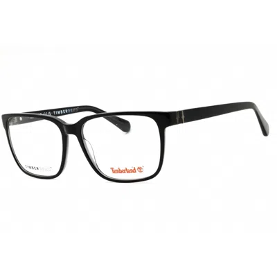 Timberland Tb50034 Rectangular Acetate Eyeglasses In Black
