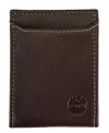 Timberland Men's Blix Flip Clip Leather Wallet In Brown