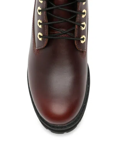 Timberland Men Boots In Rosso