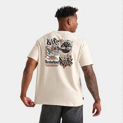 Timberland Men's Brand Carrier Slogan Graphic T-shirt In White