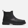 Timberland Black Nubuc Leather Boot In Multi