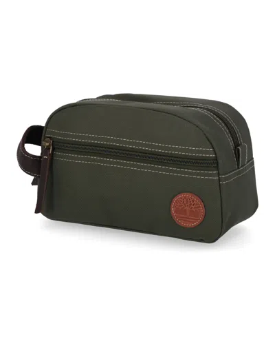 Timberland Men's Canvas Travel Kit In Olive Green