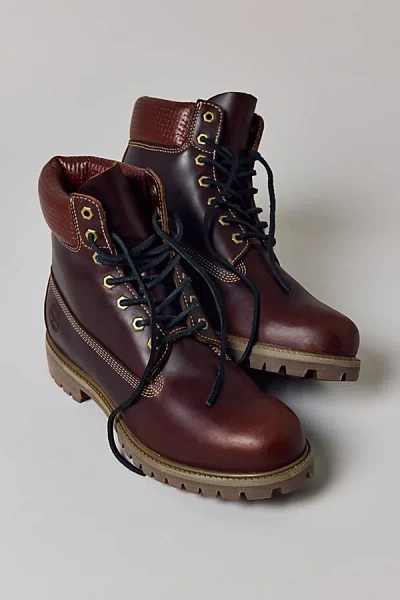 Timberland Men's Classic 6" Work Boot In Brown Full Grain, Men's At Urban Outfitters