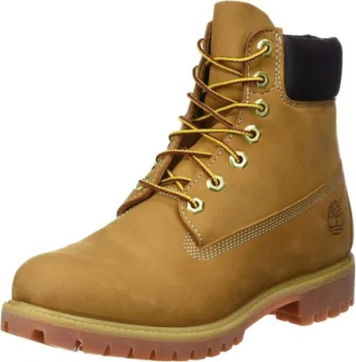 Pre-owned Timberland Men's Classic Boots In Wheat Nubuck