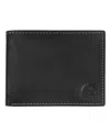 Timberland Men's Cloudy Passcase Leather Wallet In Black
