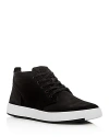 Timberland Davis Square Mid Top Chukka Sneaker In Black