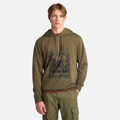 Timberland Men's Graphic Loopback Hoodie In Multi