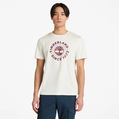 Timberland Men's Graphic Short-sleeve T-shirt In White