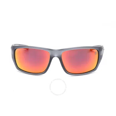 Timberland Men's Grey Square Sunglasses Tb9217 20d 61 In Red