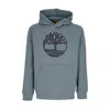 Timberland Men's Hoodie Core Logo Po Hoodie Bb Balsam Green/black In Gray