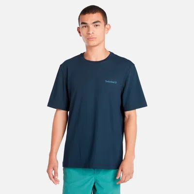 Timberland Men's Lake Multi-purpose Short Sleeve T-shirt In Blue