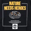 Timberland Men's Lightweight Crewneck Sweatshirt Nnh Crewneck Sweatshirt Black In Black