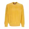 Timberland Men's Linear Logo Crewneck Sweatshirt Mineral Yellow In Mineral Yellow