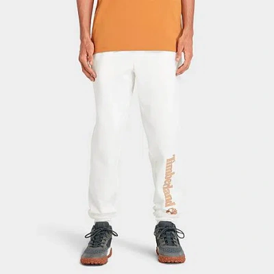 Timberland Men's Linear Logo Sweatpants In Pink