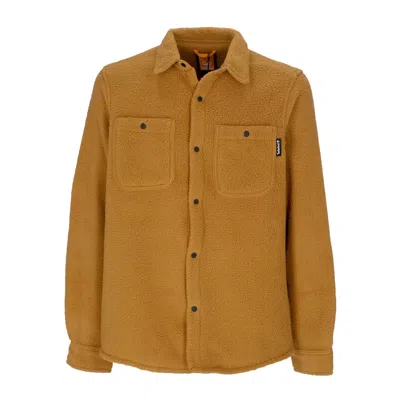 Timberland Men's Long Sleeve Shirt Fleece Overshirt Wheat Boot