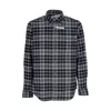 Timberland Men's Long Sleeve Shirt Heavy Flannel L/s Check Shirt Balsam Green In Balsam Green