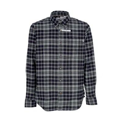 Timberland Men's Long Sleeve Shirt Heavy Flannel L/s Check Shirt Balsam Green