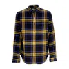 Timberland Men's Long Sleeve Shirt L/s Heavy Flannel Plaid Shirt Black In Black