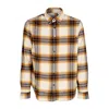 Timberland Men's Long Sleeve Shirt L/s Heavy Flannel Plaid Shirt White Smoke In White Smoke