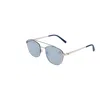 Timberland Gray Metal Sunglasses In Silver